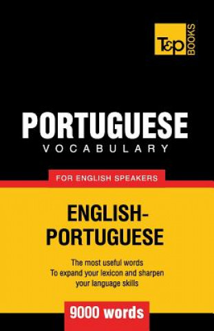 Kniha Portuguese vocabulary for English speakers - 9000 words Andrey Taranov
