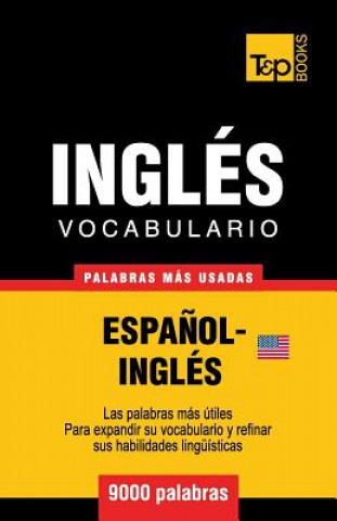 Kniha Vocabulario espanol-ingles americano - 9000 palabras mas usadas Andrey Taranov