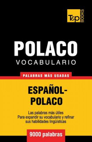 Kniha Vocabulario espanol-polaco - 9000 palabras mas usadas Andrey Taranov