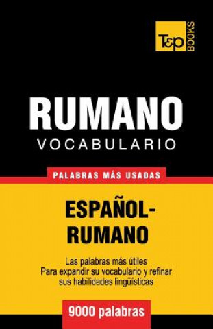 Carte Vocabulario espanol-rumano - 9000 palabras mas usadas Andrey Taranov