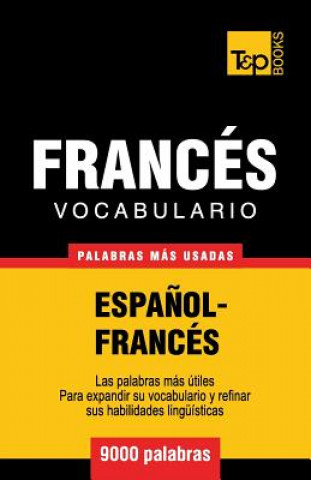 Книга Vocabulario espanol-frances - 9000 palabras mas usadas Andrey Taranov