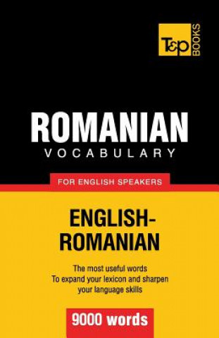 Knjiga Romanian vocabulary for English speakers - 9000 words Andrey Taranov