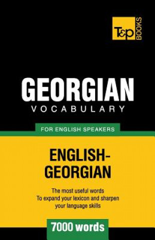 Carte Georgian vocabulary for English speakers - 7000 words Andrey Taranov