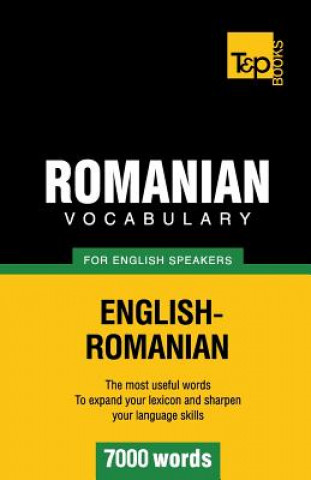 Carte Romanian vocabulary for English speakers - 7000 words Andrey Taranov