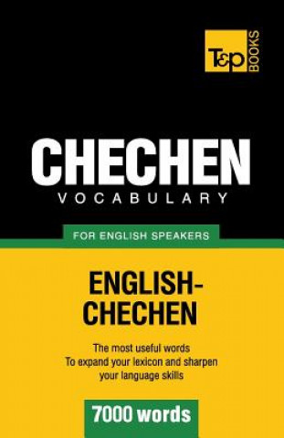 Carte Chechen vocabulary for English speakers - 7000 words Andrey Taranov