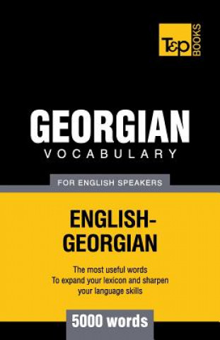 Carte Georgian vocabulary for English speakers - 5000 words Andrey Taranov