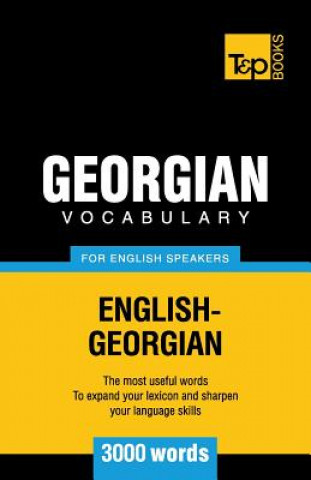 Carte Georgian vocabulary for English speakers - 3000 words Andrey Taranov