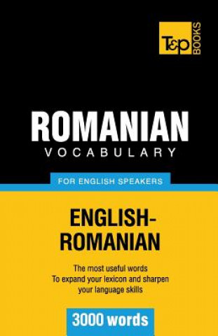 Kniha Romanian vocabulary for English speakers - 3000 words Andrey Taranov