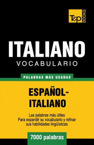 Kniha Vocabulario espanol-italiano - 7000 palabras mas usadas Andrey Taranov