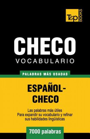 Kniha Vocabulario espanol-checo - 7000 palabras mas usadas Andrey Taranov