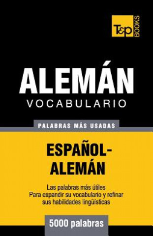 Carte Vocabulario espanol-aleman - 5000 palabras mas usadas Andrey Taranov