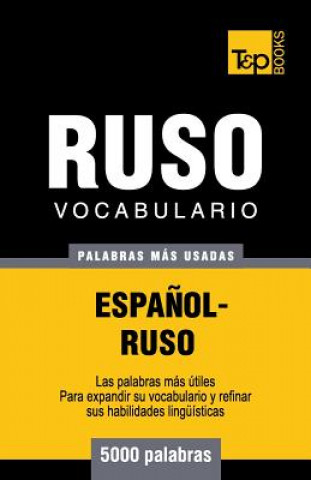 Kniha Vocabulario espanol-ruso - 5000 palabras mas usadas Andrey Taranov