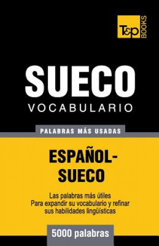 Kniha Vocabulario espanol-sueco - 5000 palabras mas usadas Andrey Taranov