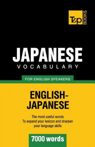 Carte Japanese vocabulary for English speakers - 7000 words Andrey Taranov