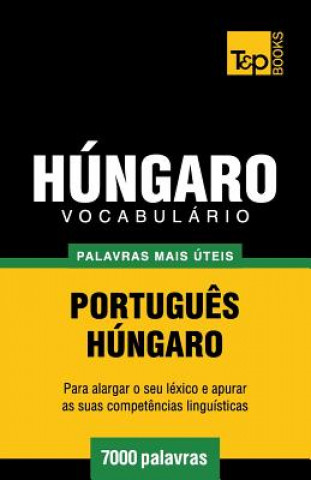 Książka Vocabulario Portugues-Hungaro - 7000 palavras mais uteis Andrey Taranov