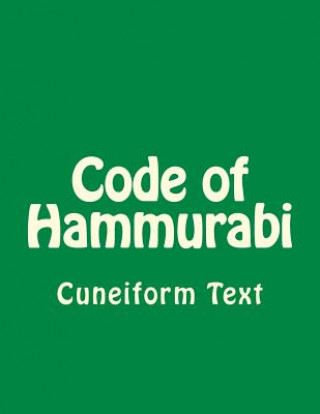 Książka Code of Hammurabi Hammurabi