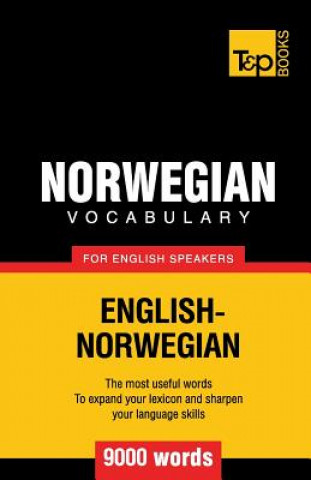 Książka Norwegian vocabulary for English speakers - 9000 words Andrey Taranov