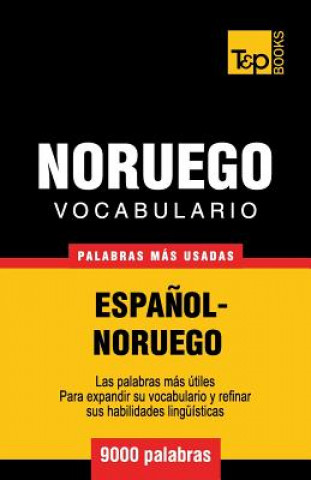 Kniha Vocabulario Espanol-Noruego - 9000 palabras mas usadas Andrey Taranov