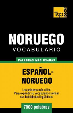 Kniha Vocabulario Espanol-Noruego - 7000 palabras mas usadas Andrey Taranov