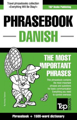 Książka Danish phrasebook and 1500-word dictionary Andrey Taranov