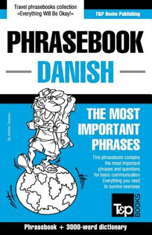 Könyv English-Danish phrasebook and 3000-word topical vocabulary Andrey Taranov