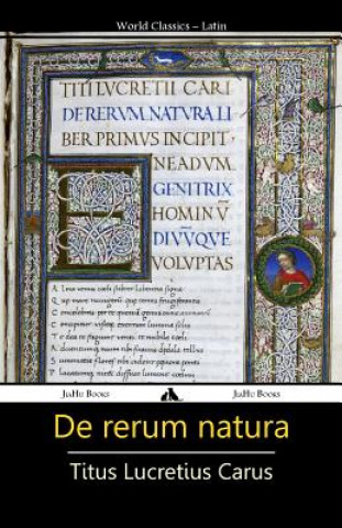 Carte De rerum natura Titus Lucretius Carus