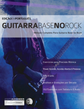 Kniha Guitarra Base no Rock Joseph Alexander