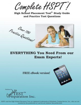Buch Complete HSPT: High School Placement Test Study Guide & Practice Test Question Complete Test Preparation Inc