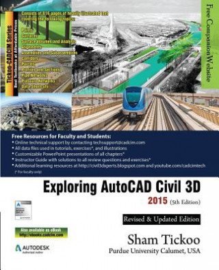 Book Exploring AutoCAD Civil 3D 2015 Prof Sham Tickoo Purdue Univ