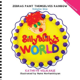 Boek Zebras Paint Themselves Rainbow Kathryn Velikanje