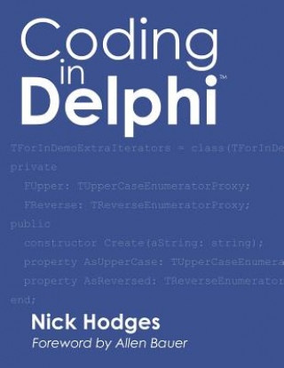 Könyv Coding in Delphi Nick Hodges