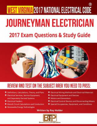 Knjiga West Virginia 2017 Journeyman Electrician Study Guide Ray Holder