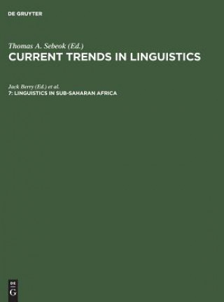 Carte Linguistics in Sub-Saharan Africa Thomas A. Sebeok