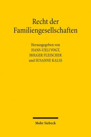 Carte Recht der Familiengesellschaften Hans-Ueli Vogt
