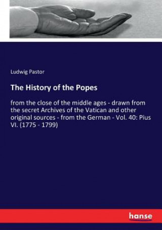 Knjiga History of the Popes Ludwig Pastor
