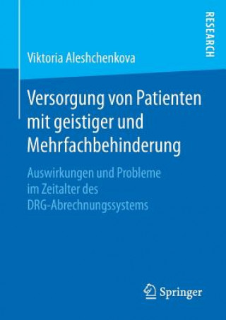Knjiga Versorgung Von Patienten Mit Geistiger Und Mehrfachbehinderung Viktoria Aleshchenkova