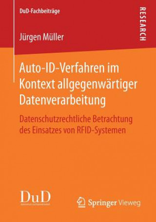 Kniha Auto-Id-Verfahren Im Kontext Allgegenwartiger Datenverarbeitung Jurgen Muller