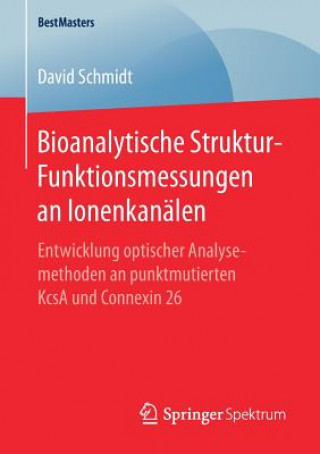 Könyv Bioanalytische Struktur-Funktionsmessungen an Ionenkanalen David Schmidt
