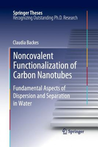 Książka Noncovalent Functionalization of Carbon Nanotubes Claudia Backes