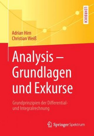 Knjiga Analysis - Grundlagen Und Exkurse Adrian Hirn