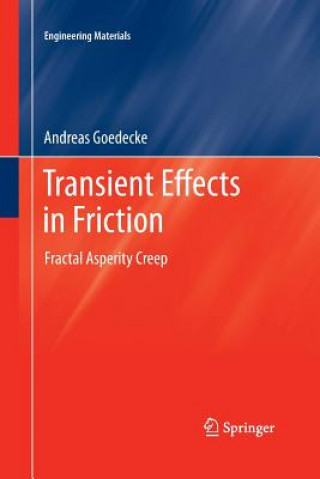 Kniha Transient Effects in Friction Andreas Goedecke