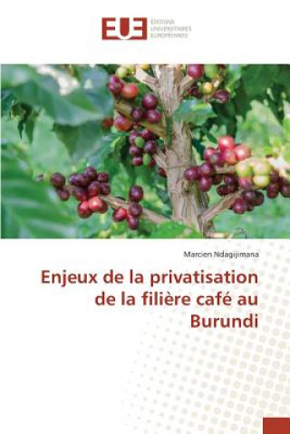 Carte Enjeux de la Privatisation de la Filiere Cafe Au Burundi Marcien Ndagijimana