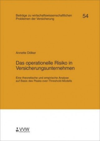 Książka Das operationelle Risiko in Versicherungsunternehmen Annette Dölker