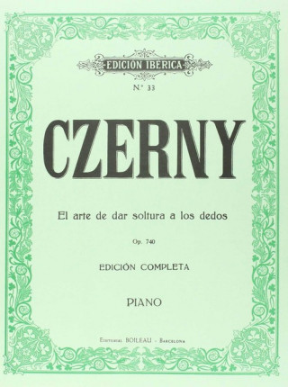Книга El arte de dar soltura a los dedos op. 740 KARL CZERNY