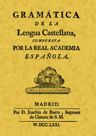 Carte Gramática de la lengua castellana 