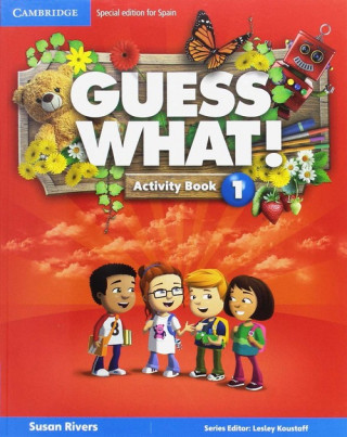 Kniha Guess What! Level 1 Activity Book with Home Booklet and Online Interactive Activities Spanish Edition Susan Rivers