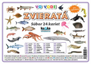 Carte Súbor 24 kariet - zvieratá (vo vode) Petr Kupka