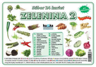 Könyv Súbor 24 kariet - zelenina 2 Petr Kupka