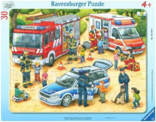 Játék Ravensburger Kinderpuzzle - 06144 Spannende Berufe - Rahmenpuzzle für Kinder ab 4 Jahren, mit 30 Teilen 