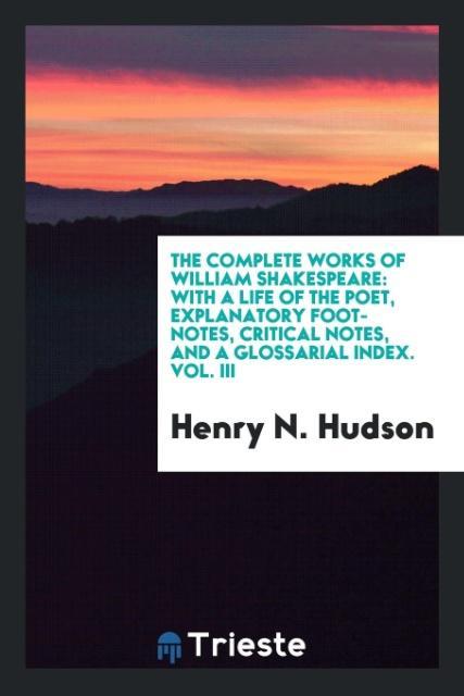 Knjiga Complete Works of William Shakespeare Henry N. Hudson